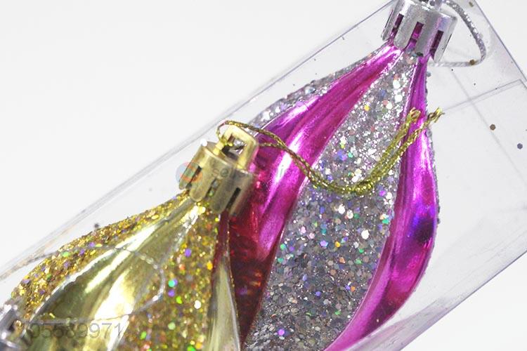 Delicate Design Plastic Colorful Christmas Ornament Festival Decoration