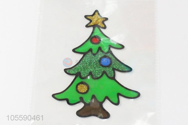 Unique Design Christmas Tree Design Christmas Jelly Sticker