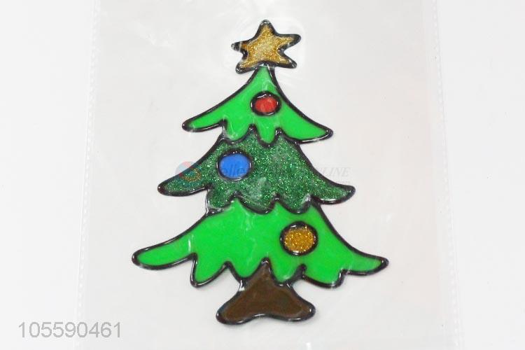 Unique Design Christmas Tree Design Christmas Jelly Sticker