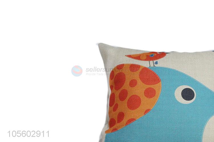 China Supply Cute Elepant Printing Boster Case Pillow Cover for Home