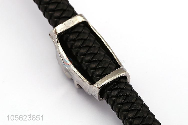 Wholesale Fashion Vintga Punk Leather Bracelet Best Accessories