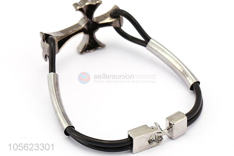 Custom Cross Alloy Vintga Punk Bracelet Fashion Accessories