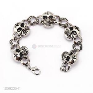 Hot Selling Skull Design Retro Punk Bracelet Fashion Wristband