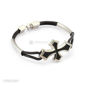 Good Quality Vintga Punk Bracelet Cross Bangle Fashion Jewelry