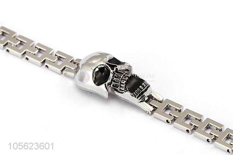 Newest Skull Design Alloy Accessories Retro Punk Bracelet