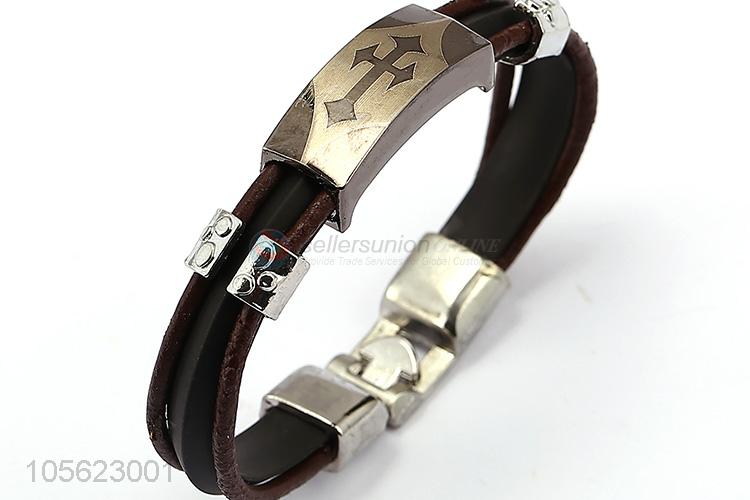 Wholesale Retro Punk Bracelet Alloy Accessories Best Wristband