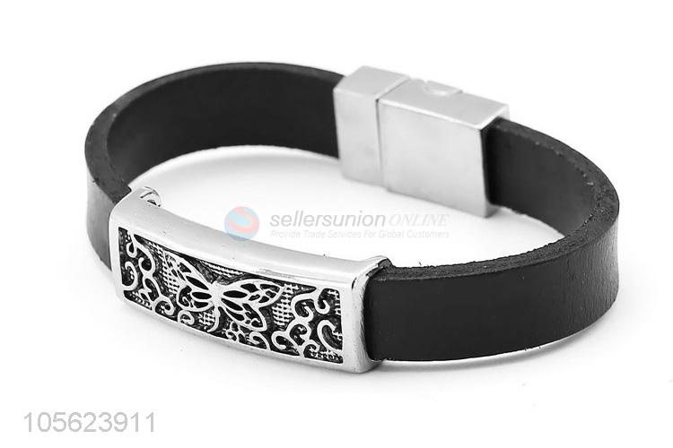 Fashion Retro Punk Bracelet Best Leather Wrist Accessories