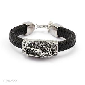 Wholesale Fashion Vintga Punk Leather Bracelet Best Accessories