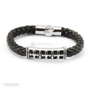 Wholesale Exquisite PU Bracelet Retro Punk Bracelet