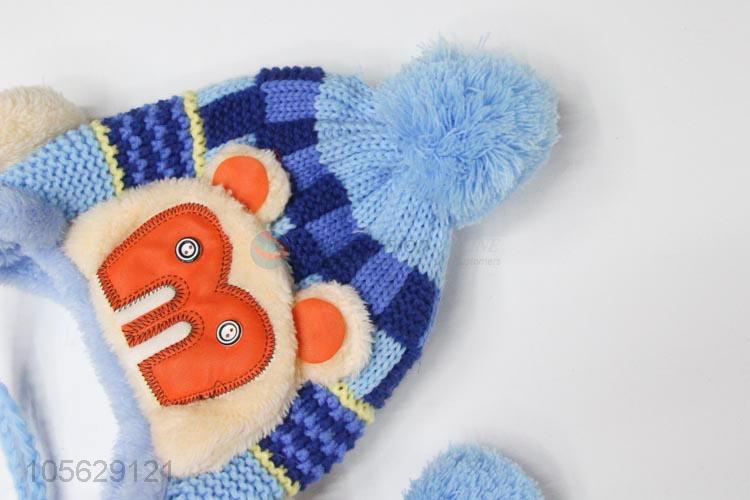 Best Selling Winter Earmuffs Hat  Cute Beanie Cap For Boys