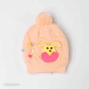 Cute Design Knitted Beanie Cap For Baby