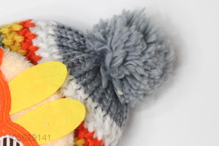 Newest Pompon Ball Earmuffs Hat Winter Warm Beanie For Boy