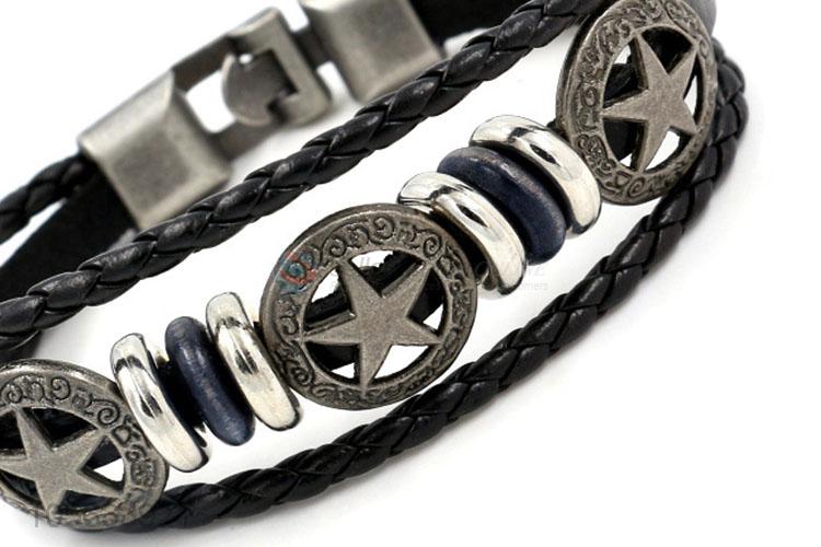 New items mens retro handmade bracelets hand braided bracelet