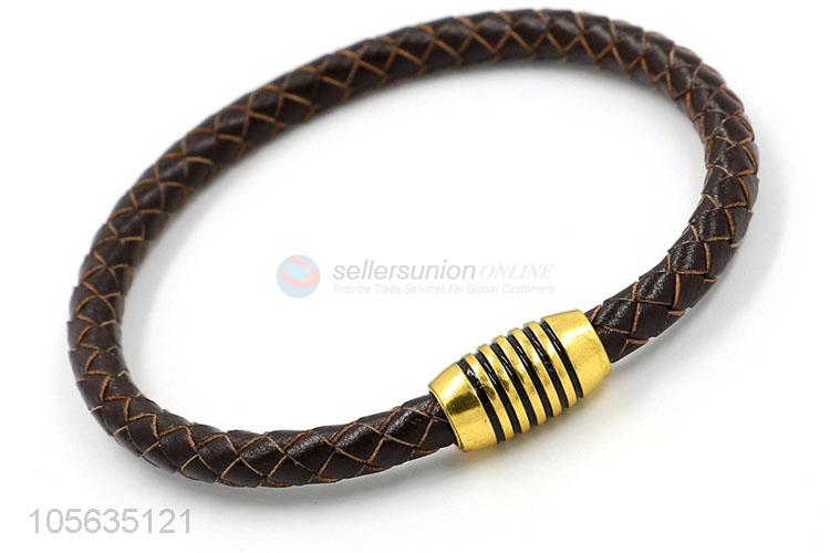 Hot selling retro leather braided bracelet rope bracelets for men