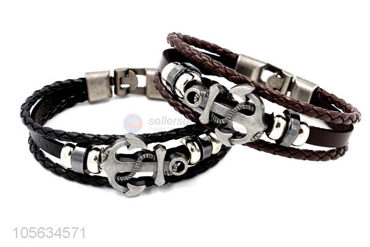 Wholesale new mens retro handmade bracelets hand braided bracelet