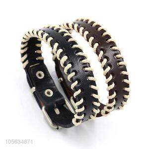 Made in China mens retro handmade bracelets hand braided bracelet