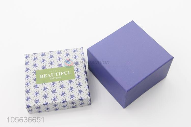 Latest design small printed paper gift box with ribbon