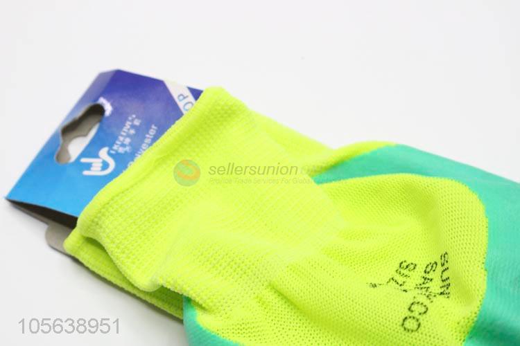 China branded latex work gloves protective safety gloves