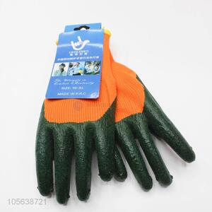 Factory sales latex work gloves protective safety gloves