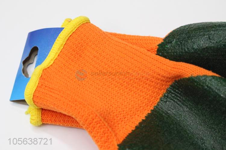 Factory sales latex work gloves protective safety gloves