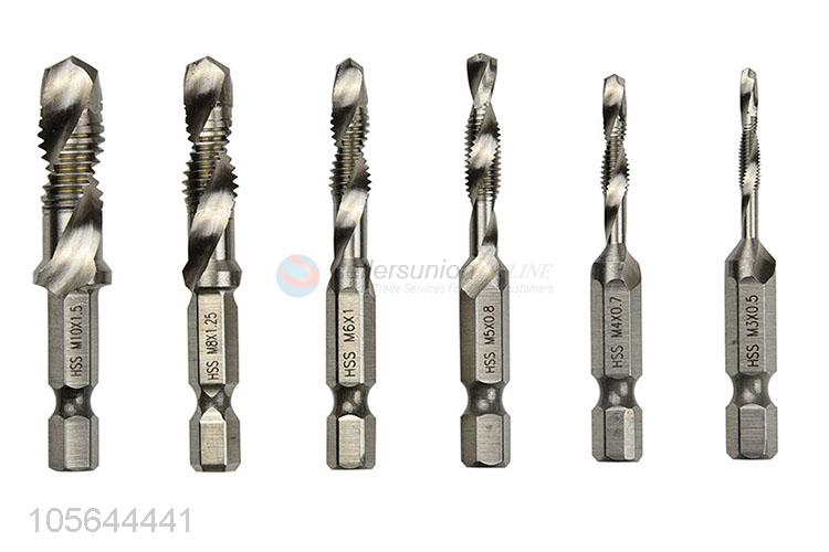 Latest Combined Tap And Drill Bit Set Spiral Flute Screw Tap