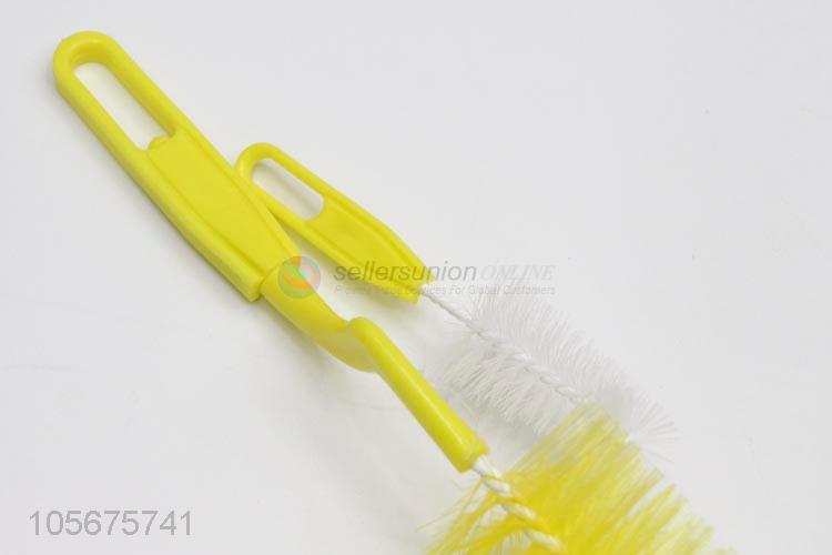 New popular 360 degree rotating sponge brush baby nipple clean brush