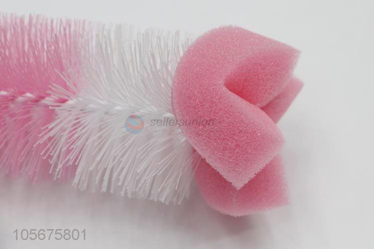 China manufacturer baby nipple and bottle cleaning brush sponge scrubber