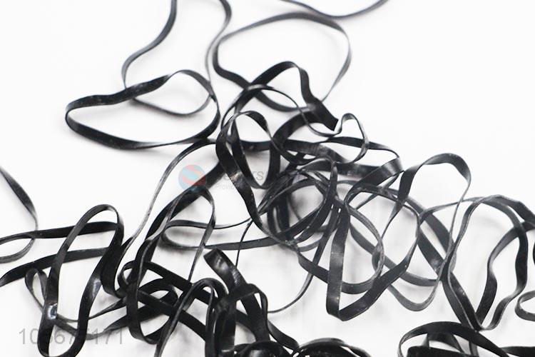 Good Quality Black Rubber Bands Cheap Disposable Hair Ring