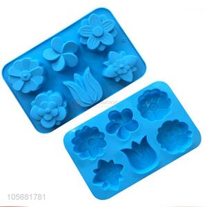 Newest Flower Pattern Silicone Cake Moulds Biscuit Mould