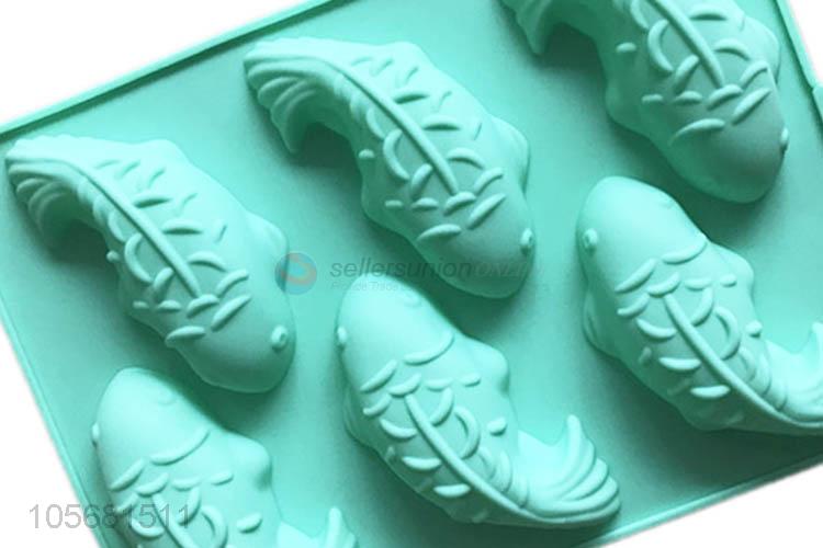 Creative Design Fish Shape Silicon Cake Mould Non-Toxic Baking Mold