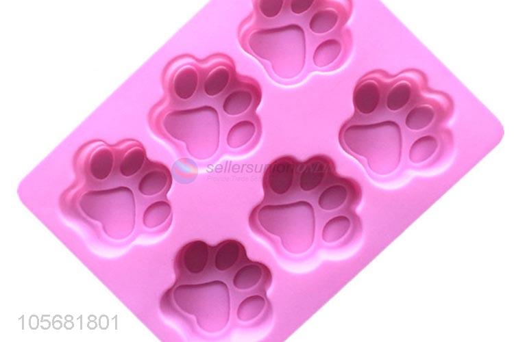 Creative Design Pet Paw Pattern Silicon Cake Mould Baking Mold