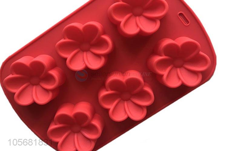 Cool Design Flower Shape Silicon Cake Mould Best Baking Tool