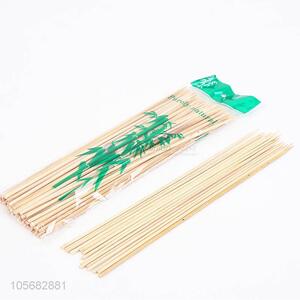 Wholesale bbq skewer natural barbecue bamboo sticks 100pcs*25cm