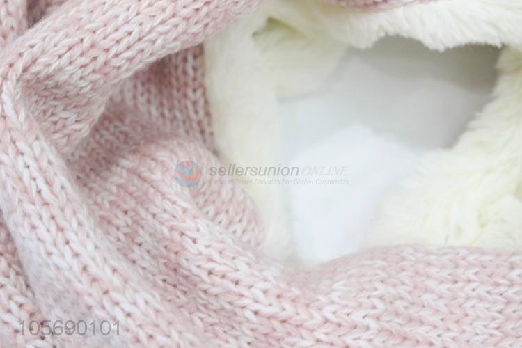 Promotional Wholesale Knitted Collar Neck Scarves