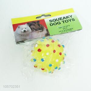 Best selling squeaky dog  toy vinyl ball