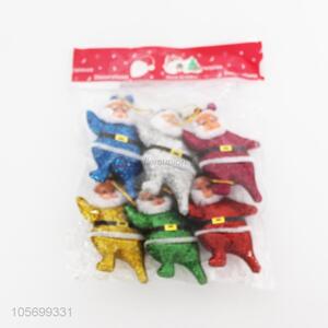 Wholesale Christmas 6PCS Santa Claus Ornaments