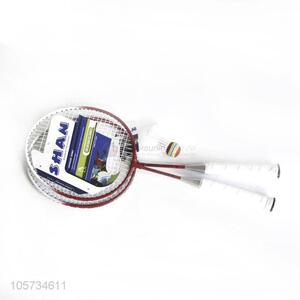 Wholesale Top Quality Kids Training Badminton Rackets with 1pc Ball