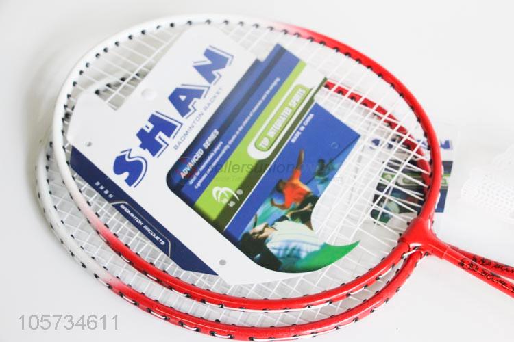 Wholesale Top Quality Kids Training Badminton Rackets with 1pc Ball