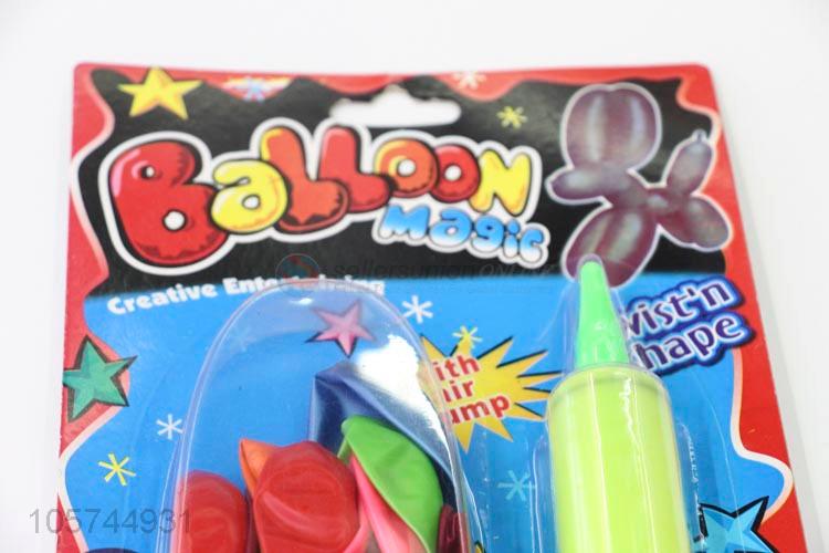 Best Quality Colorful Latex Balloons With Air Pump Set