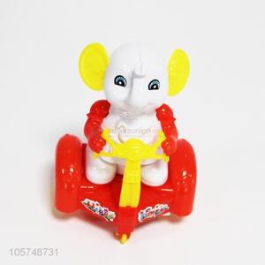 Cartoon Design Plastic Elephant Pull Toy