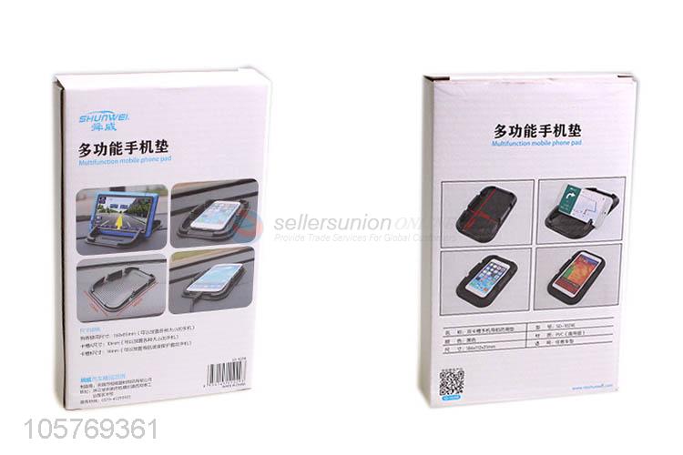 China maker multifunctional pvc car sticky pad anti-slip mobile phone pad