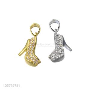 Custom Sexy High-Heeled Shoes Shape Jewelry Pendant