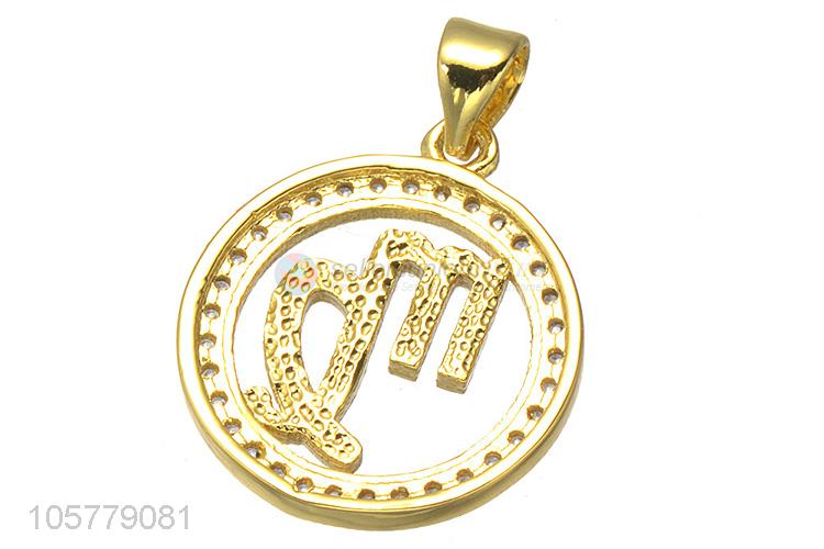 Best Price Constellation Symbol Necklace Pendant Inlay Zircon Accessories