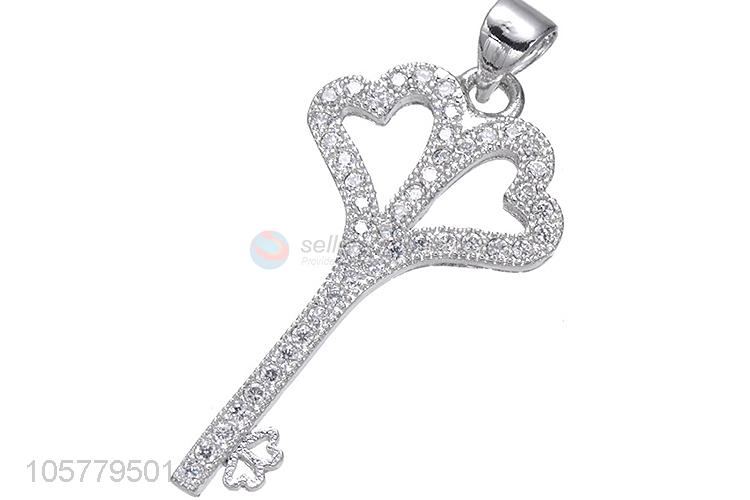 Newest Key Shape Copper Pendant Best Jewelry Accessories