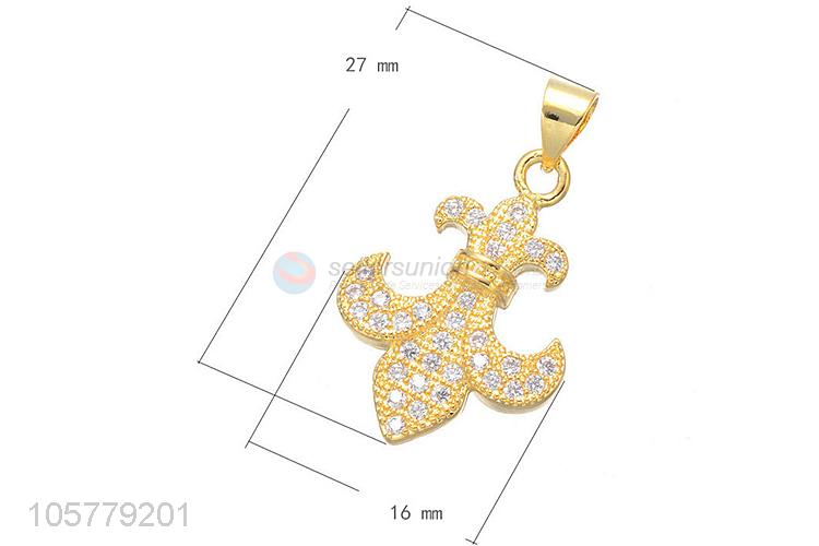 New Arrival Inlay Zircon Copper Pendant Fashion Jewelry