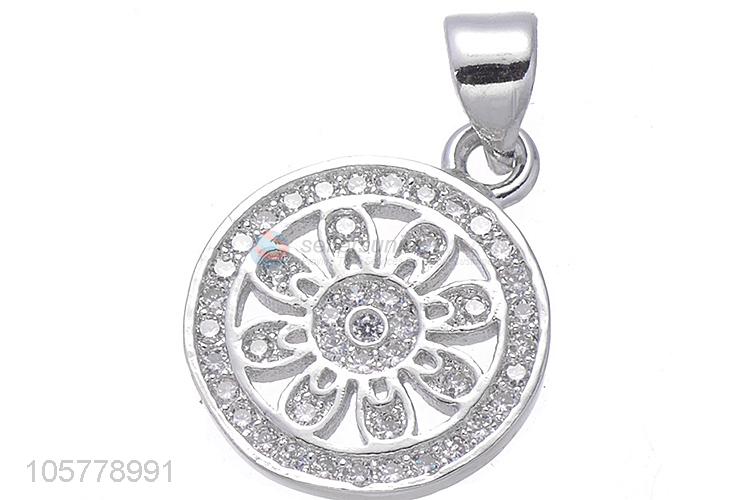 Delicate Design Inlay Zircon Necklace Pendant Fashion Jewelry