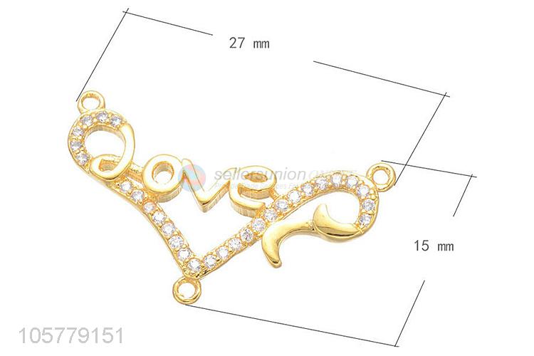 Sweet Love Design Copper Accessories Fashion Necklace Pendant