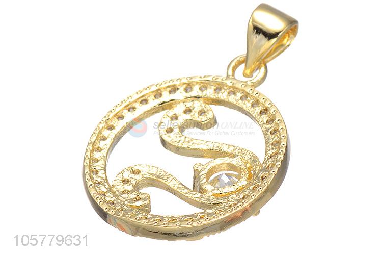 New Design Inlay Zircon Necklace Pendant Fashion Jewelry Accessories