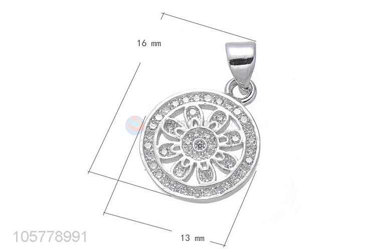 Delicate Design Inlay Zircon Necklace Pendant Fashion Jewelry