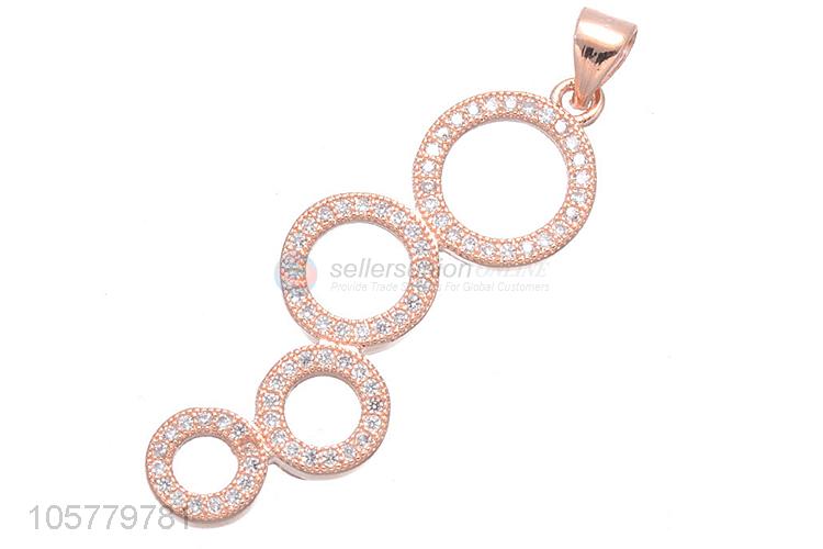 New Design Necklace Pendant Fashion Inlay Zircon Pendant